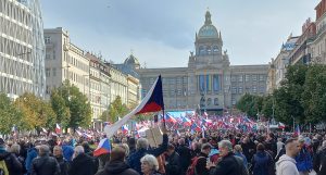 Anti-western sentiment pervades Czech protests