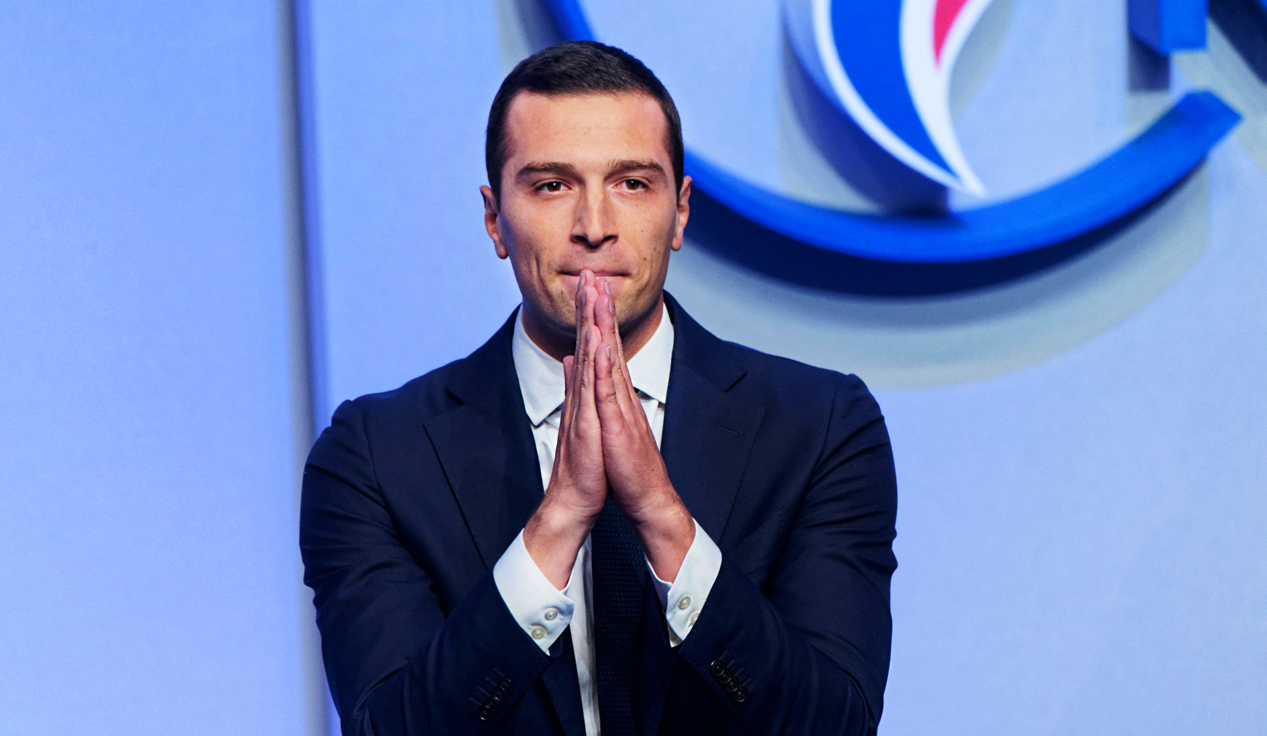 Rassemblement National's new president Jordan Bardella. Credit: Getty