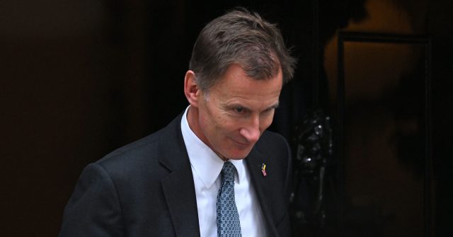 Chancellor of the Exchequer Jeremy Hunt. Credit: Getty