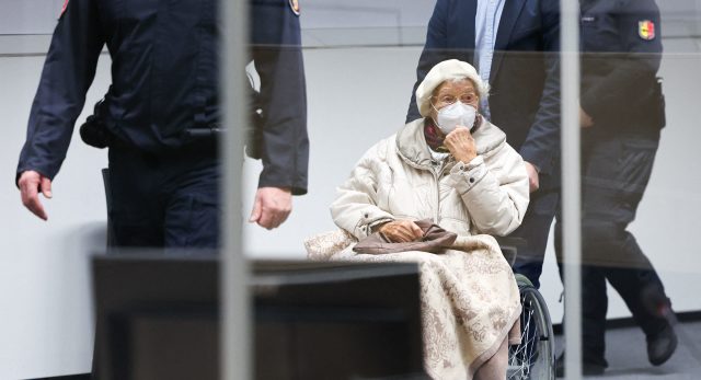 Irmgard Furchner in court on 20th December. Credit: Getty.