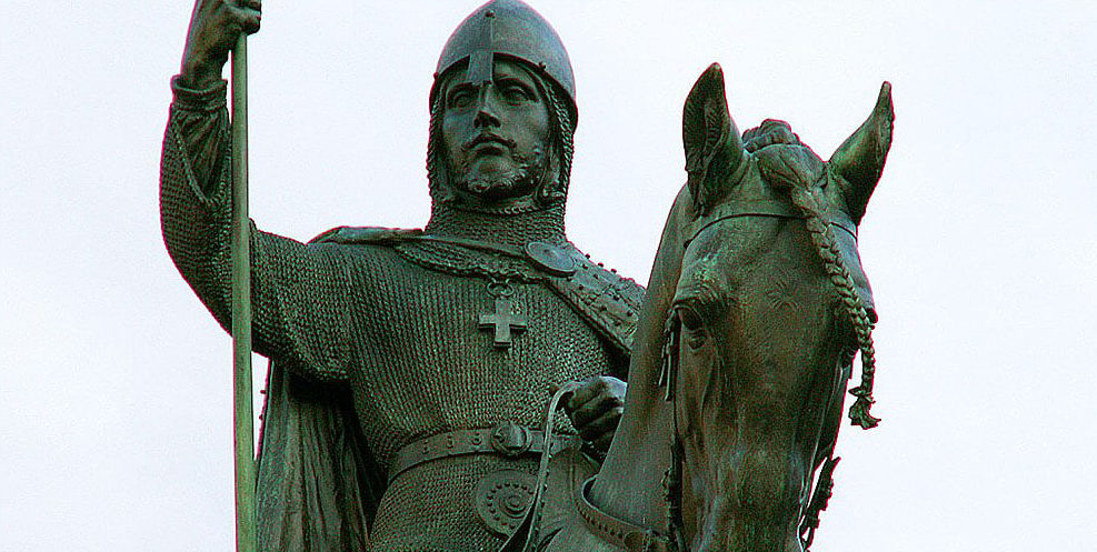 A statue of the 'Good King' in Prague.