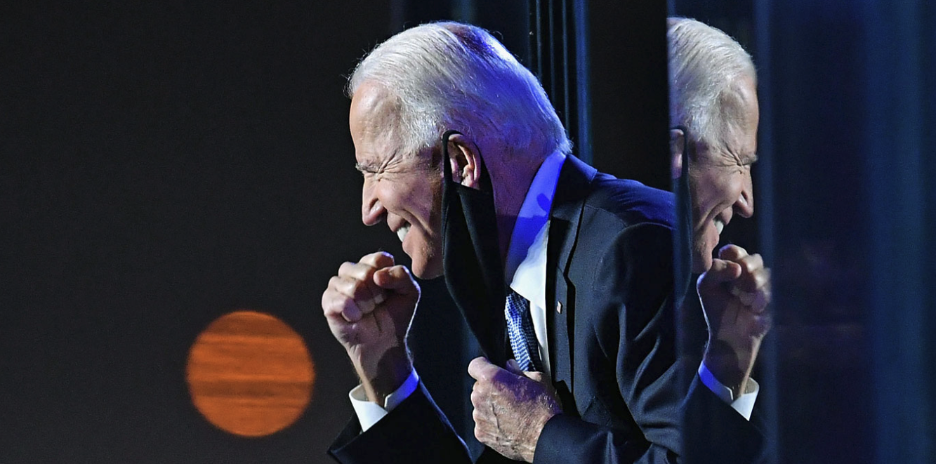 Big win for Sleepy Joe. Credit: Getty