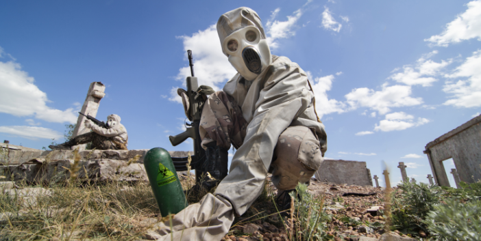 United Nations inspectors check biological weapons