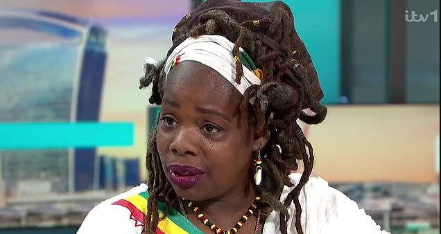 Ngozi Fulani speaks on ITV.
