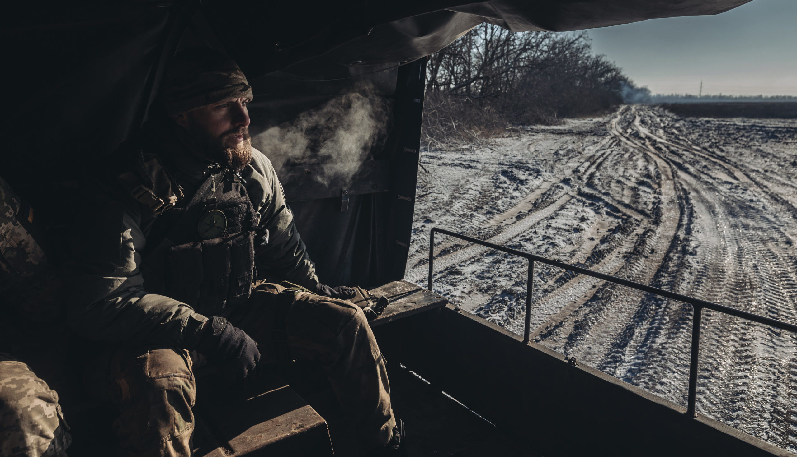 A Ukrainian soldier pictured near the Bakhmut frontline earlier in January. Credit: Getty.