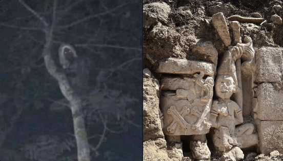 Andrés Manuel López Obrador claimed that the image on the Left was an 'Alux' (a Mayan elf)