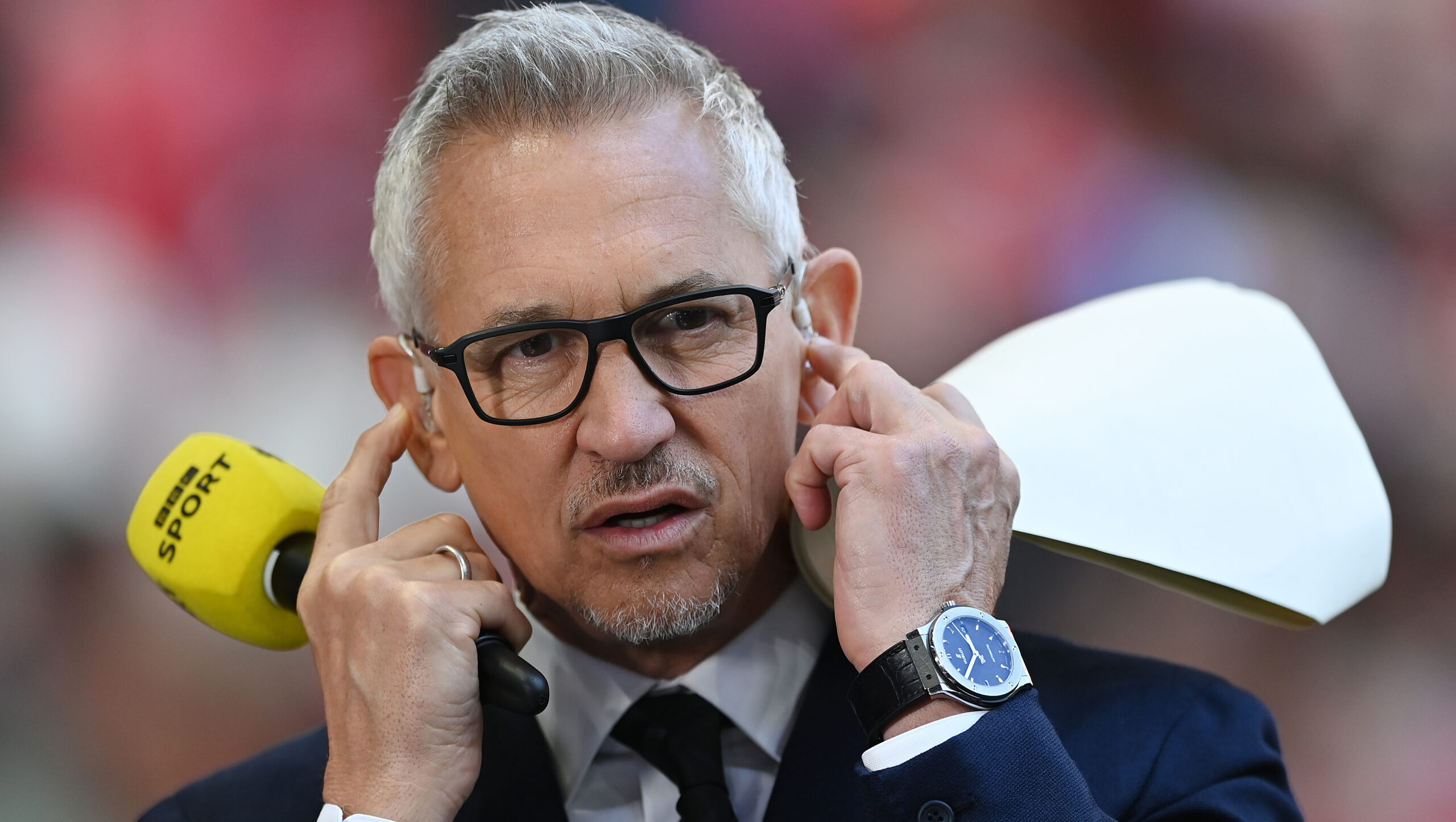 Blocking out the criticism. Credit: Getty