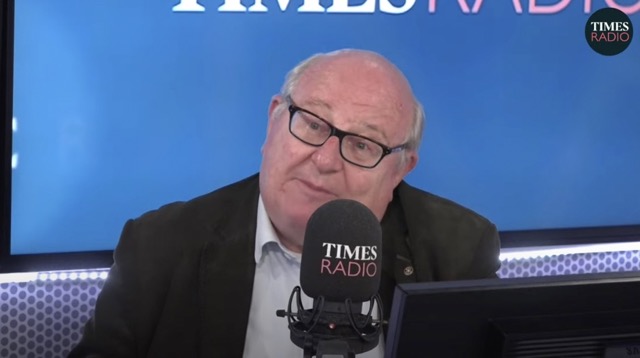 Gapes explained on Times Radio why he was re-joining Labour
