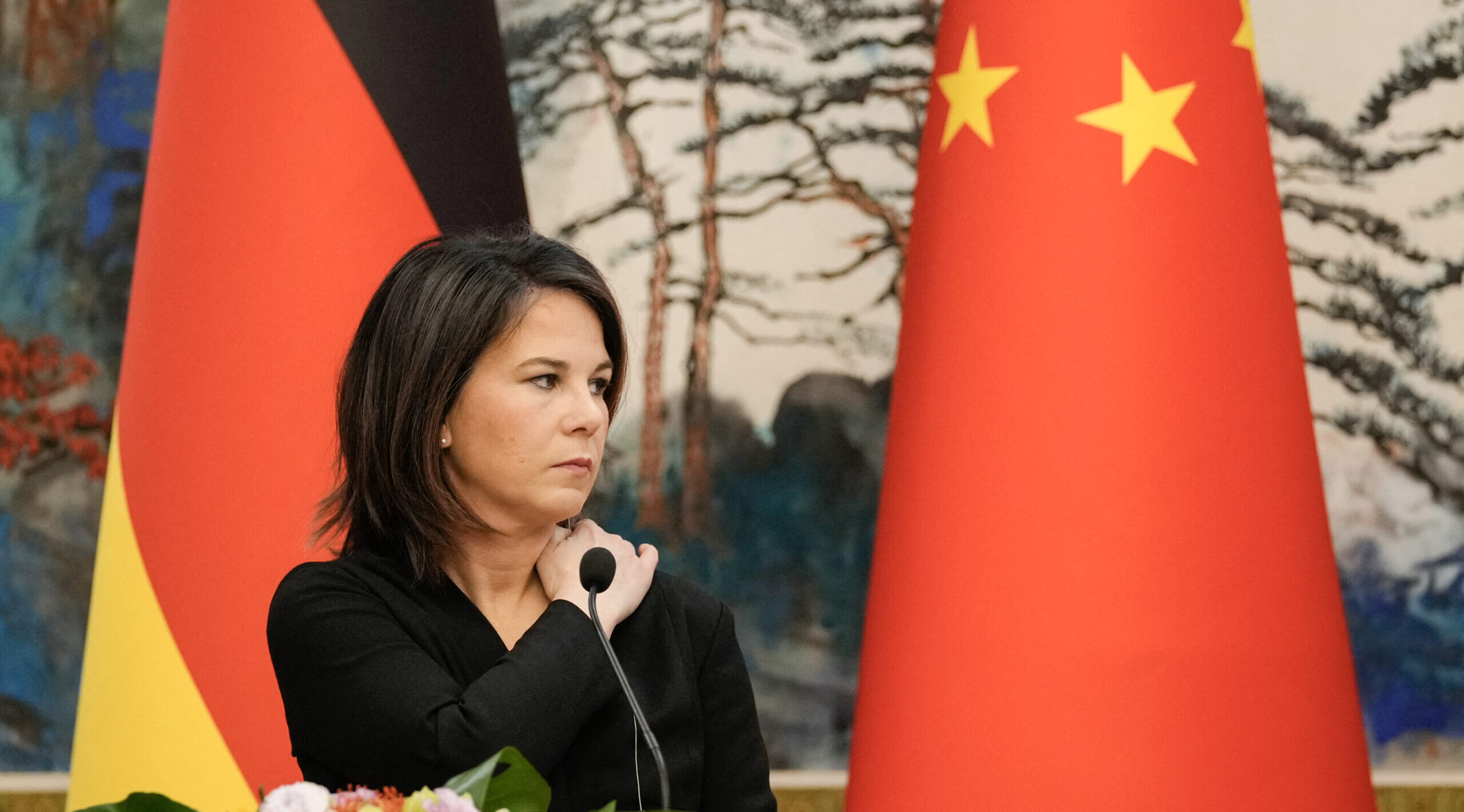 Germany's Foreign Minister Annalena Baerbock in Beijing on 14 April. Credit: Getty