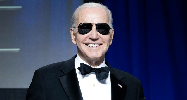 He's done it again... (SAUL LOEB/AFP via Getty Images)