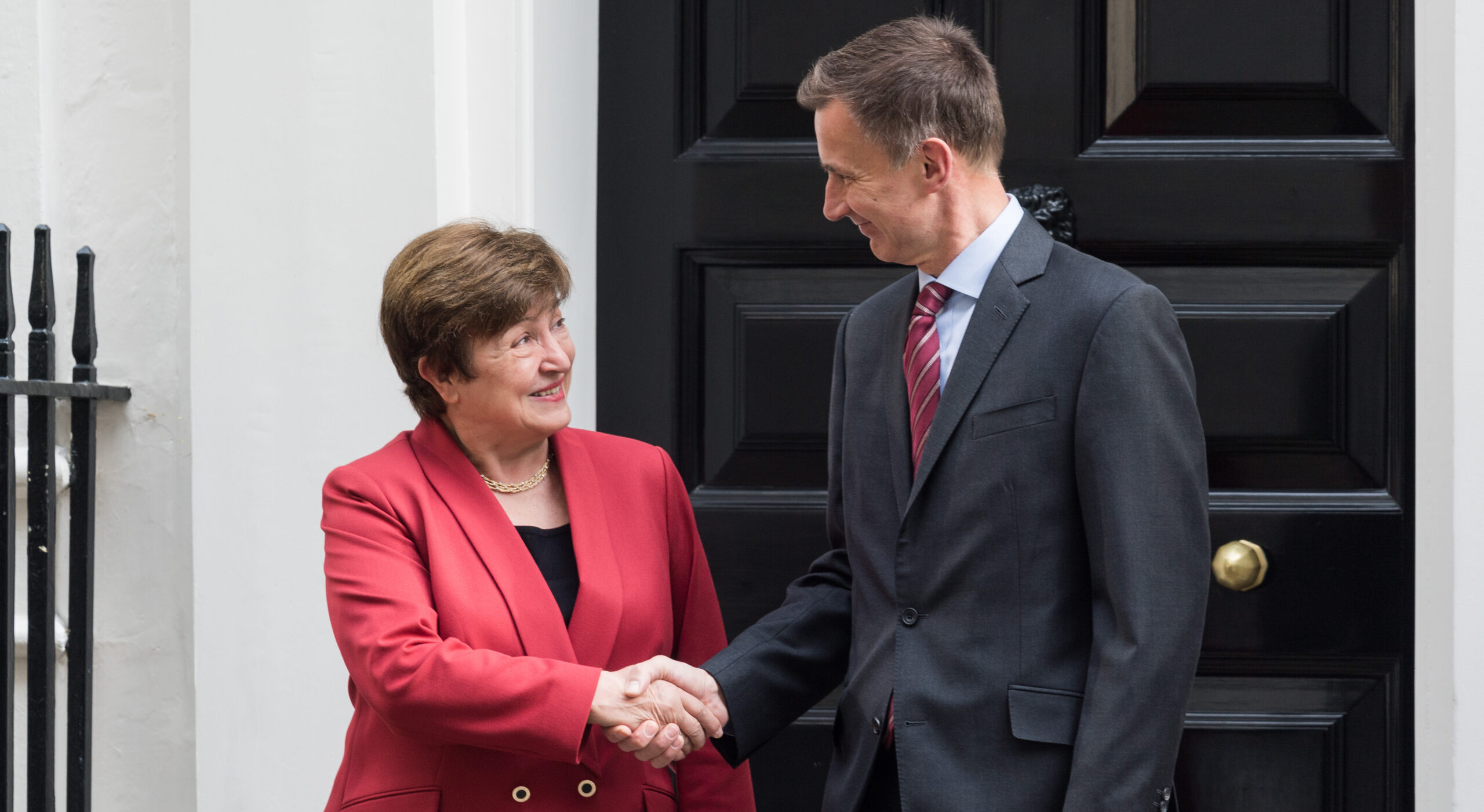 IMF Managing Director Kristalina Georgieva meets UK Chancellor Jeremy Hunt on Tuesday. Credit: Getty