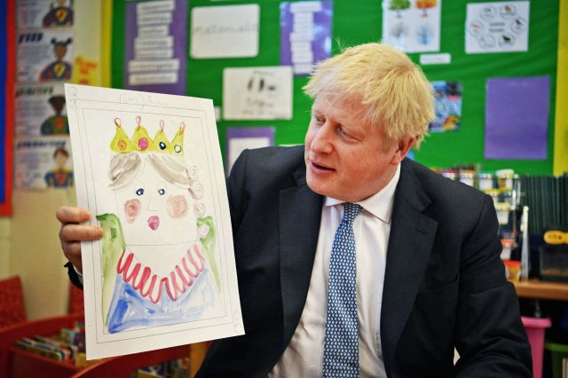 Straight out of Jacobean England (Daniel LEAL / POOL / AFP)