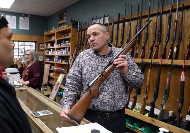 The California militia ready for civil war