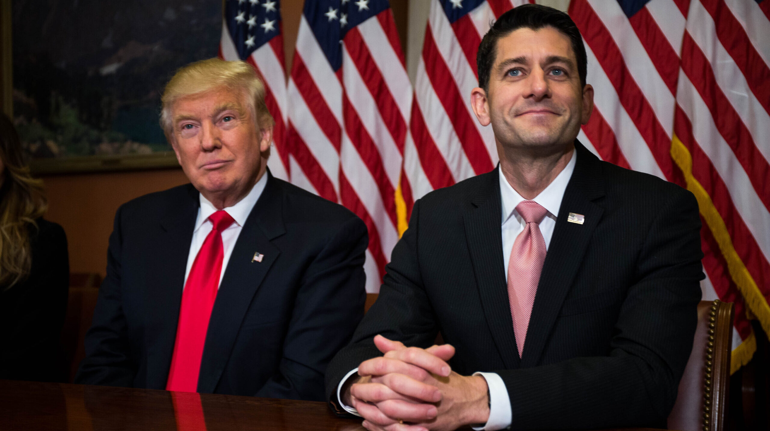 Donald Trump and  Paul Ryan at the U.S. Capitol. Credit: Getty