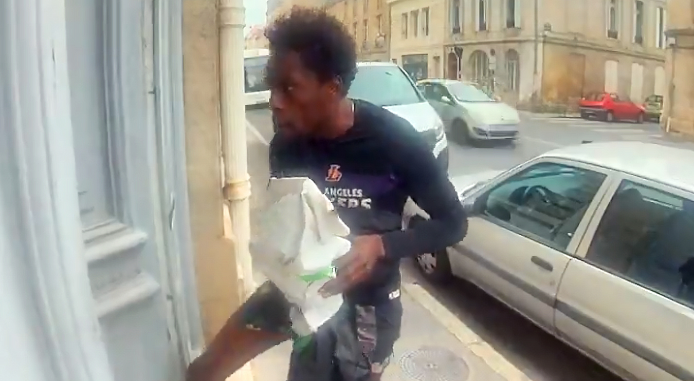 A screengrab of the unnamed perpetrator
