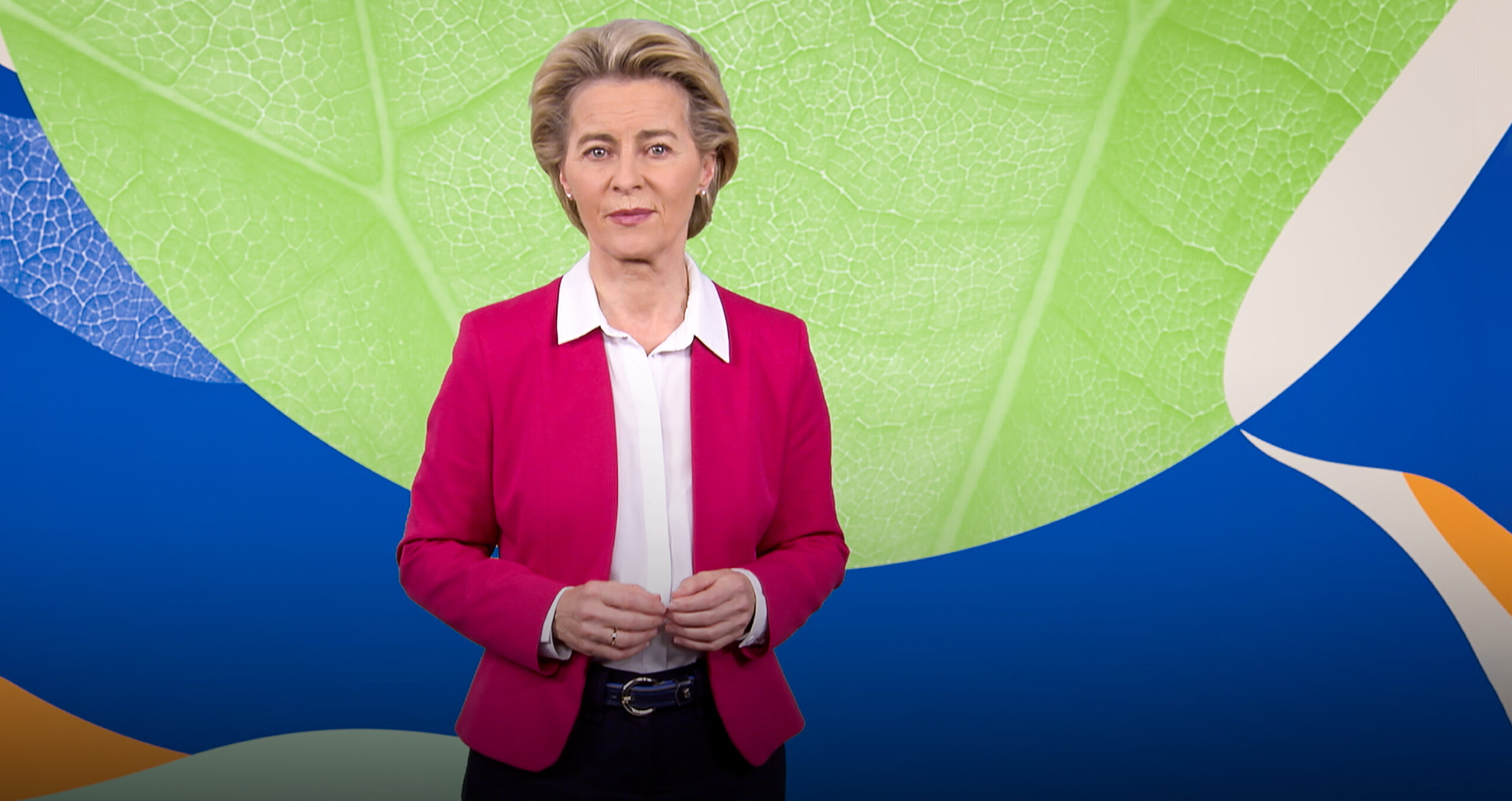 European Commission President Ursula von der Leyen on Europe's plan to become carbon-neutral. Credit: TED