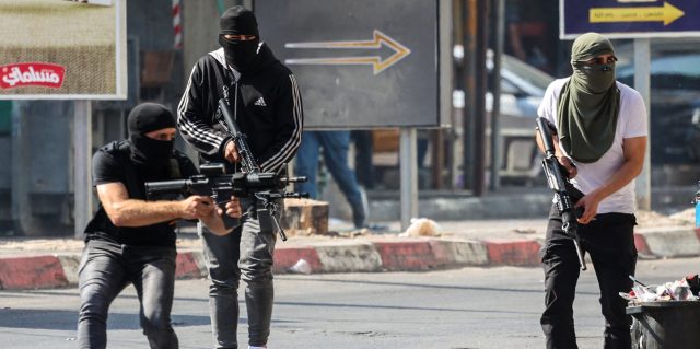 Palestinian militants in Jenin (Jaafar ASHTIYEH / AFP)