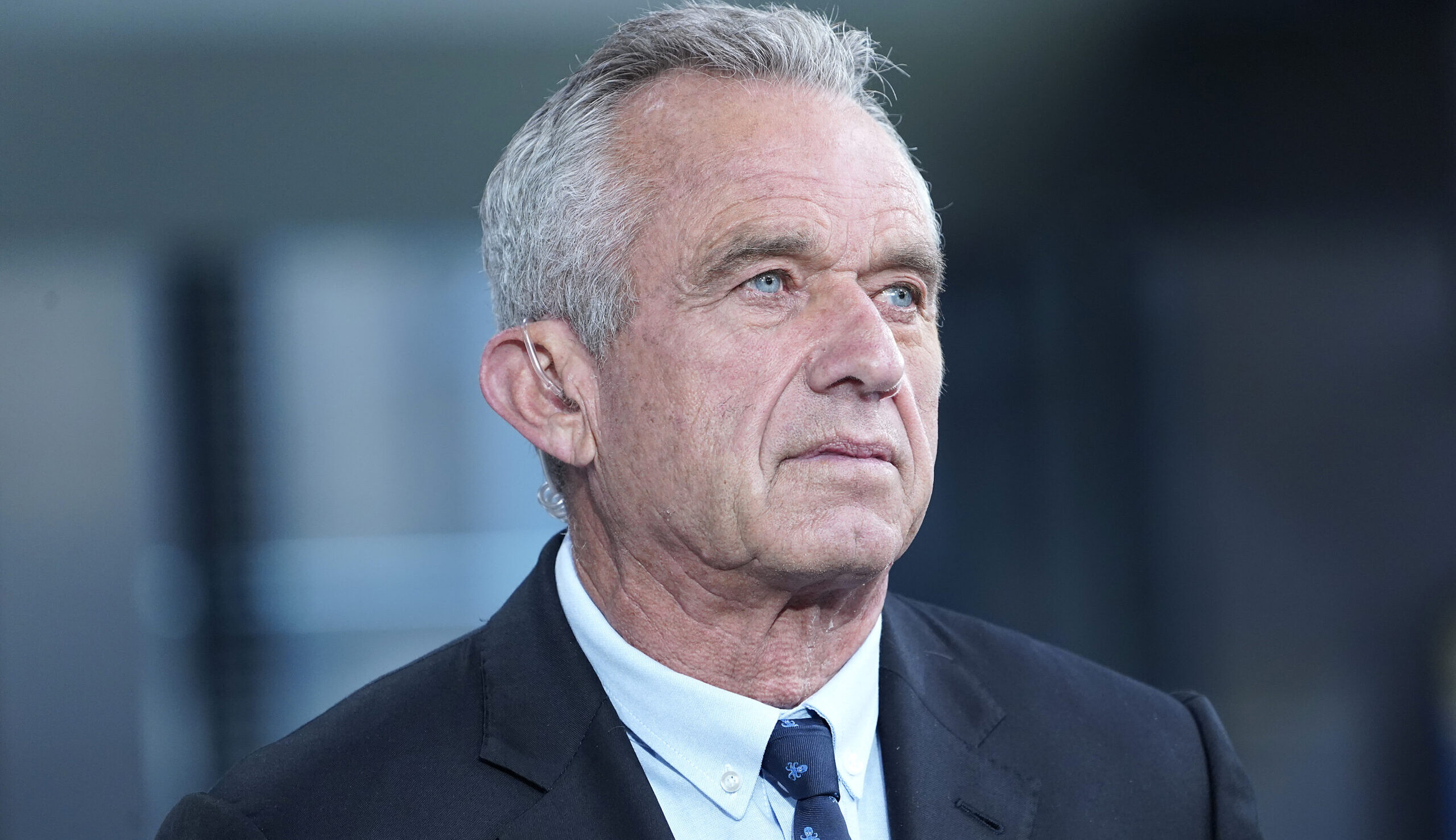 Robert F. Kennedy Jr. pays a visit to Fox News HQ at the end of last week. Credit: Getty