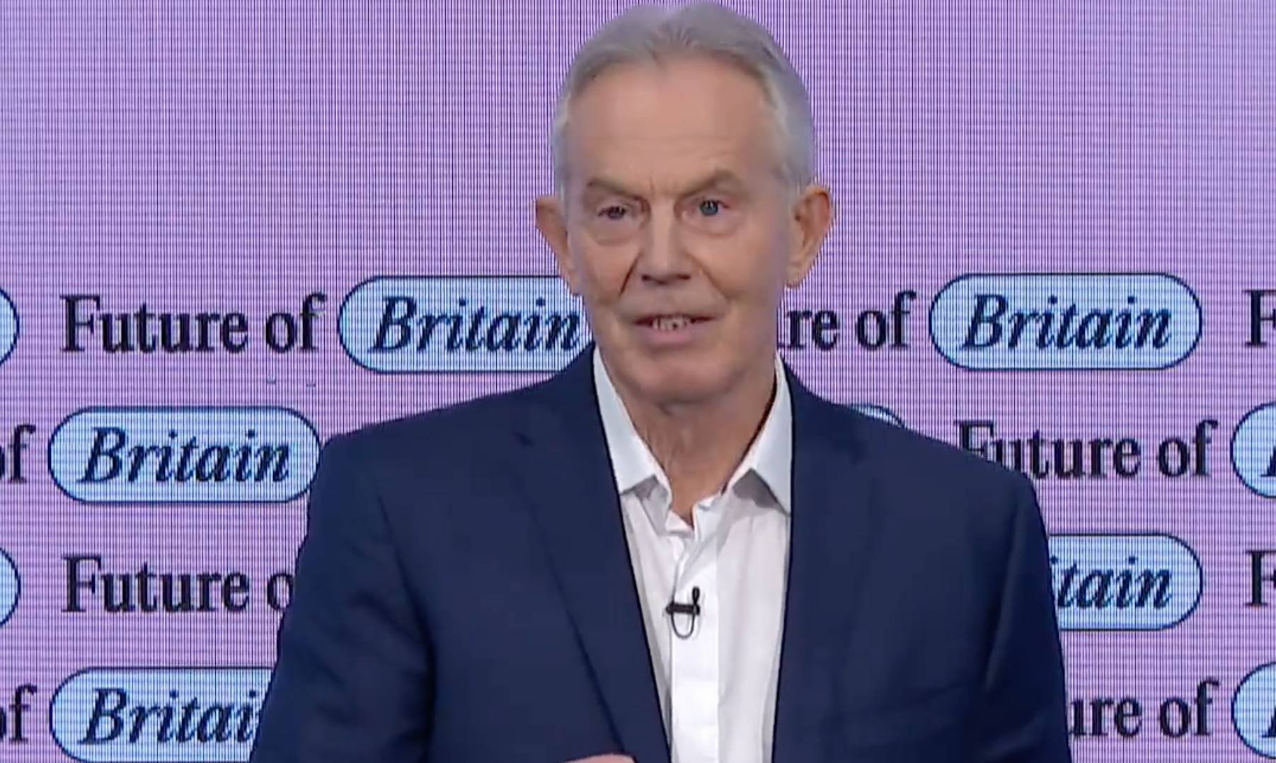 The all-too-familiar future of Britain. Credit: Tony Blair Institute for Global Change/Twitter