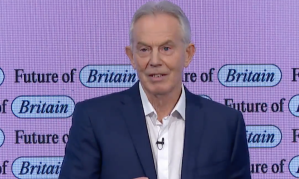 Tony Blair preaches to his centrist disciples