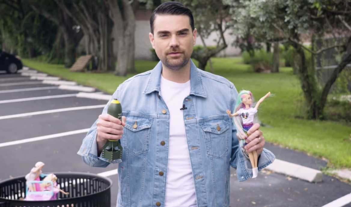 Ben Shapiro offered a measured, nuance critique of Barbie by torching three dolls