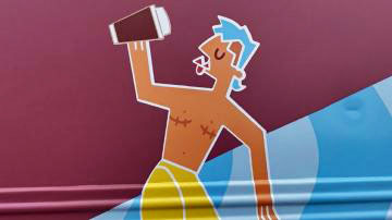 The Costa advert, featuring a figure who has undergone 'top surgery'