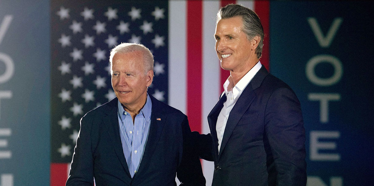 Free-spending blue states like California face worsening fiscal declines and shortages. Credit: Getty