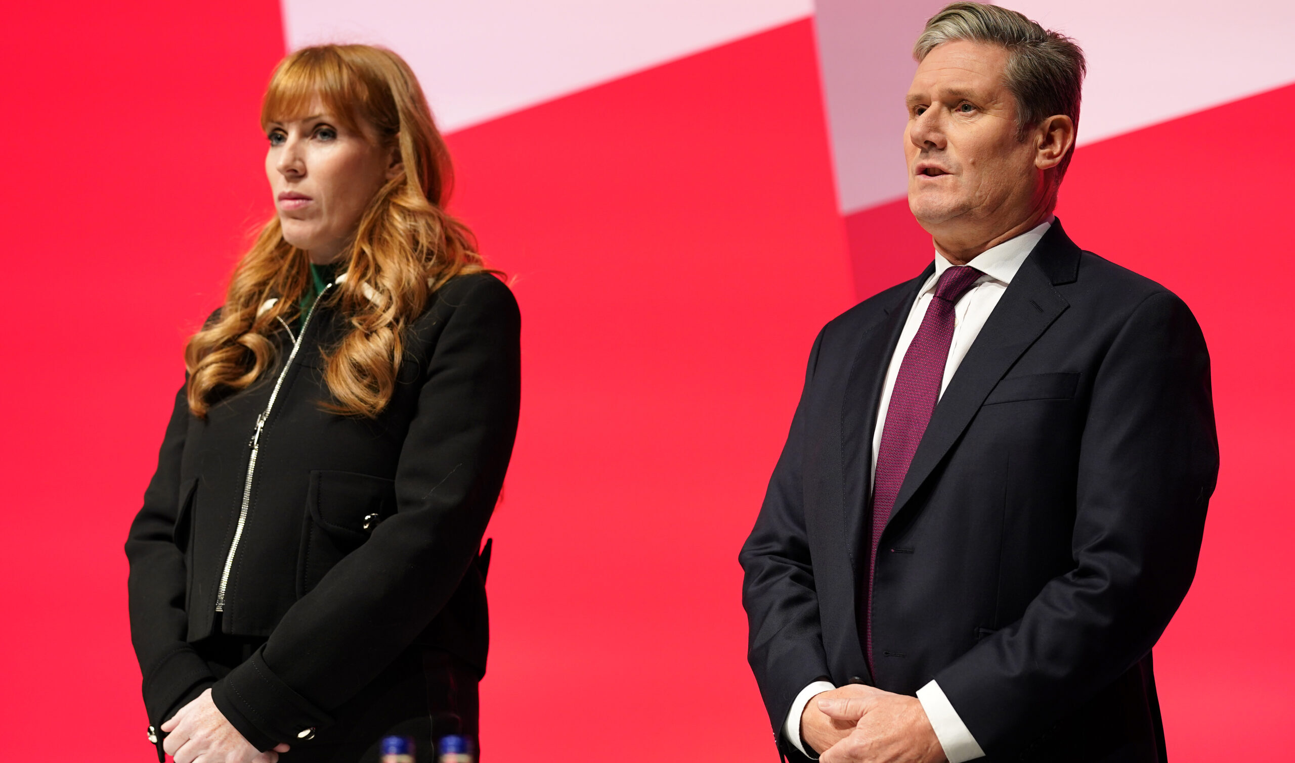 "Is Labour the party of Angela Rayner or the Tony Blair Institute?". Credit: Getty