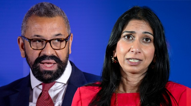 Suella Braverman and James Cleverly disagree on the IRGC. Credit: Getty/ Billy Stephens