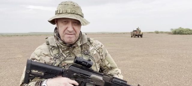 A 'hero of Russia'. Wagner Account/Anadolu Agency/Getty Images