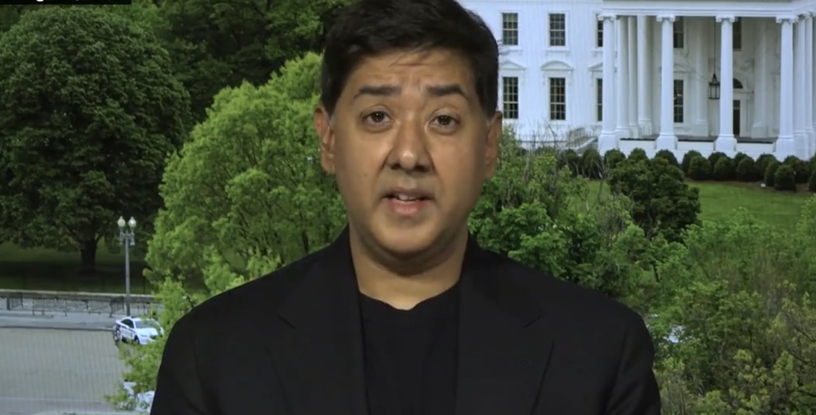 Imran Ahmed, managing director of Center for Countering Digital Hate. Credit: Democracy Now!