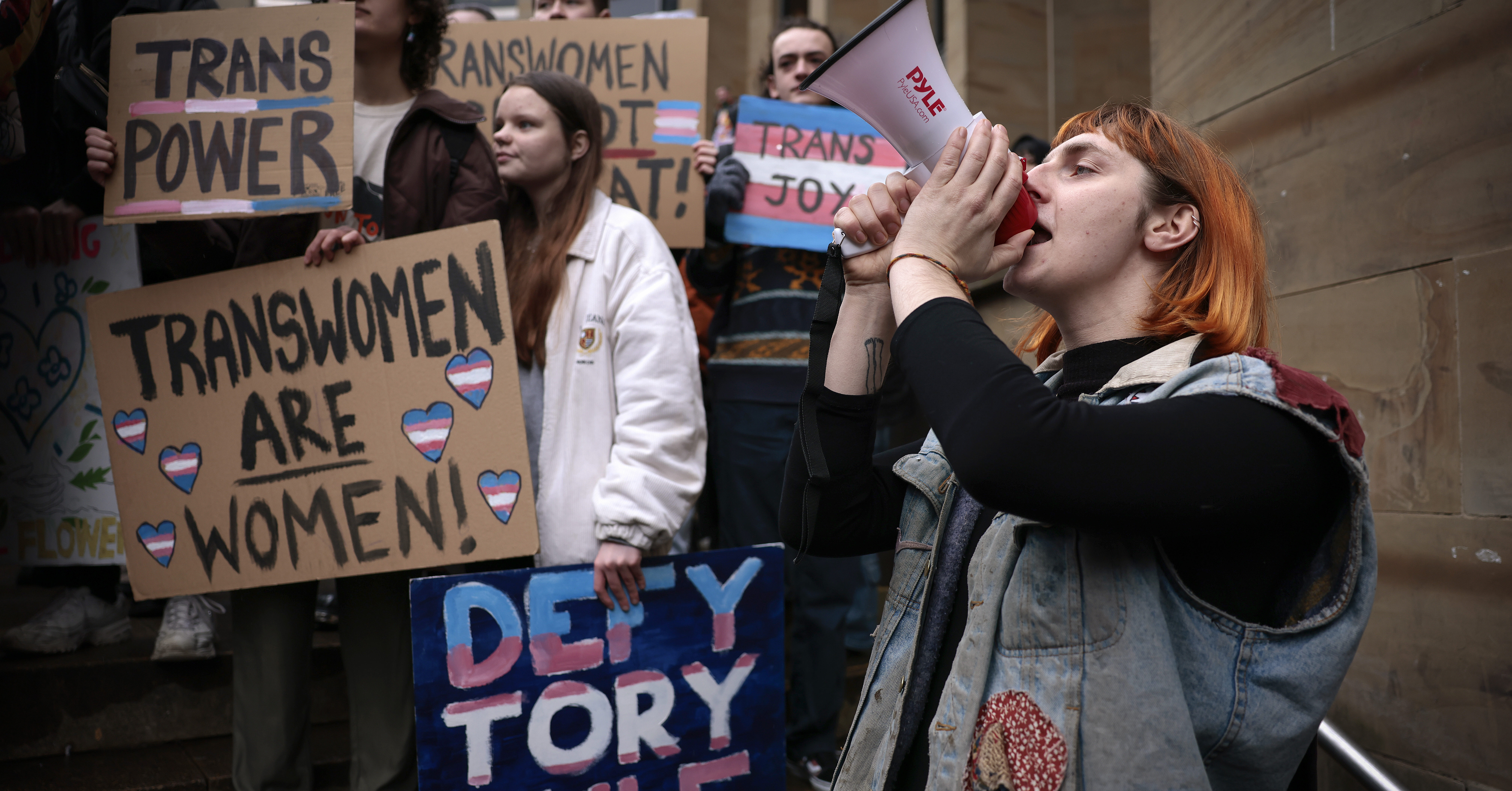 ‘Trans activists use bullying tactics to frighten critics of gender ideology into backing down’. Credit: Getty