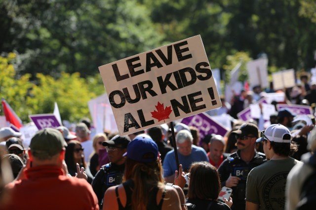 Canadian parents are sick of progressives