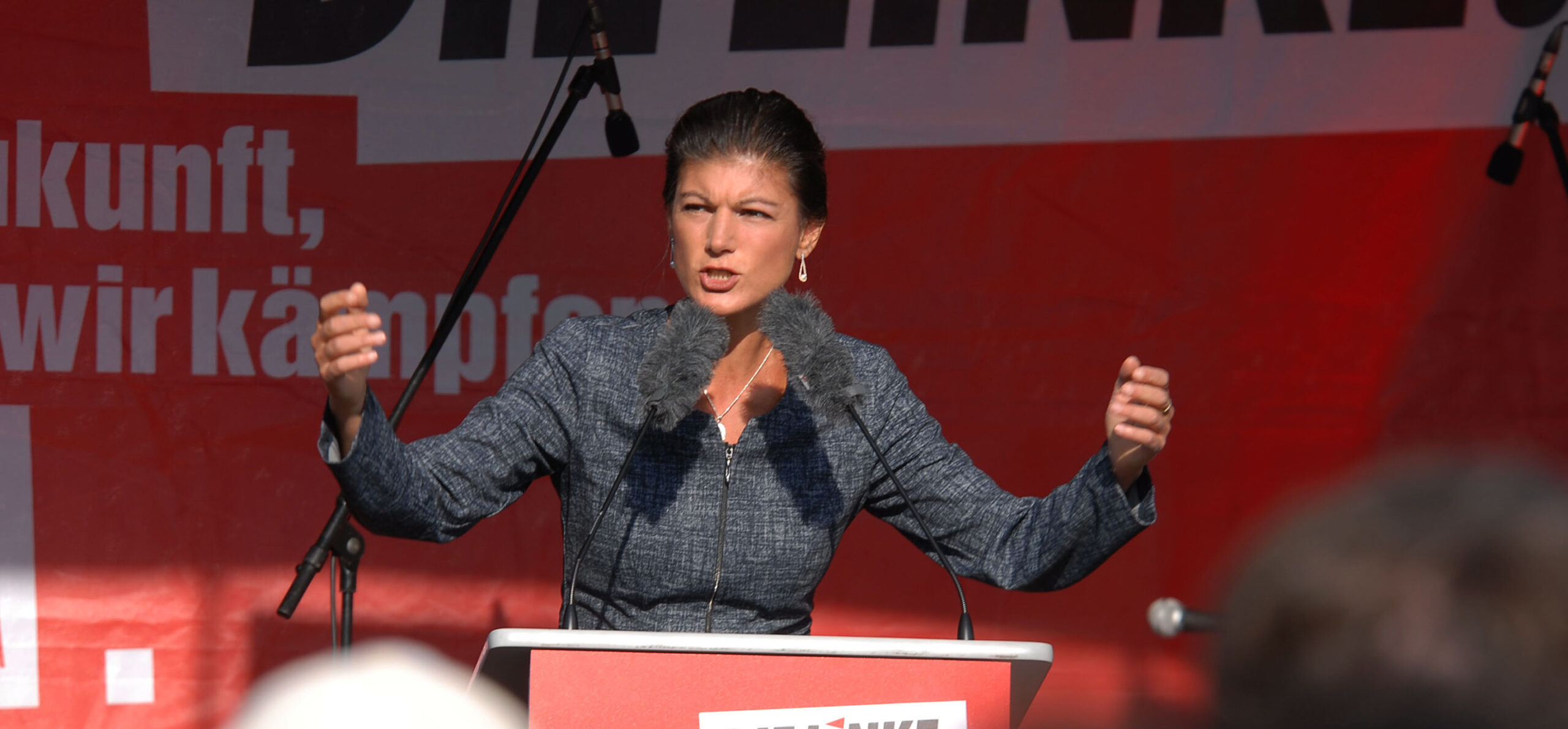 Sahra Wagenknecht is a dark horse on the German fringes. Credit: Getty
