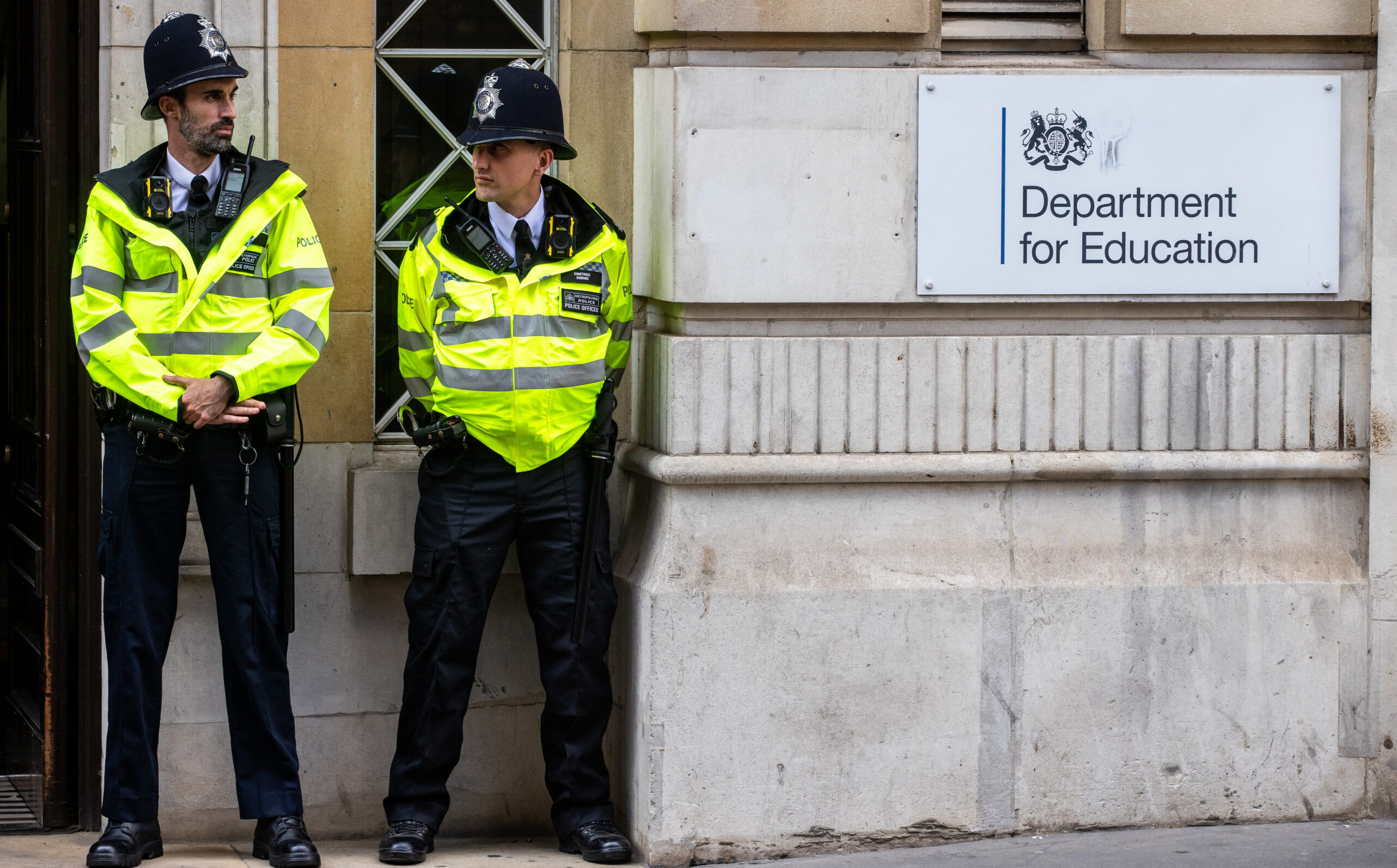 Do schools need police surveillance? Credit: Getty