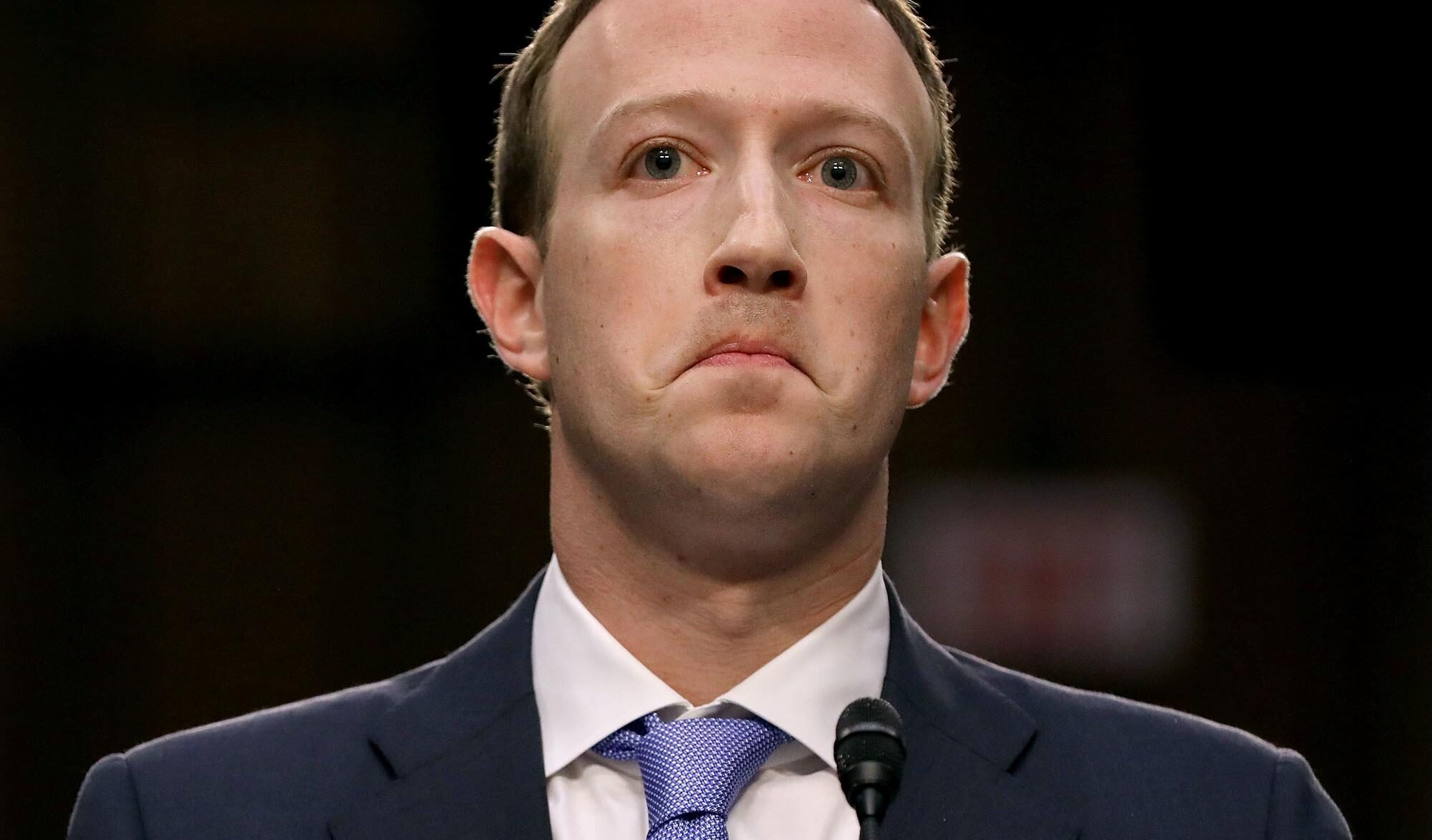 Mark Zuckerberg has largely kept out of the Israel-Palestine discussion in recent weeks. Credit: Getty