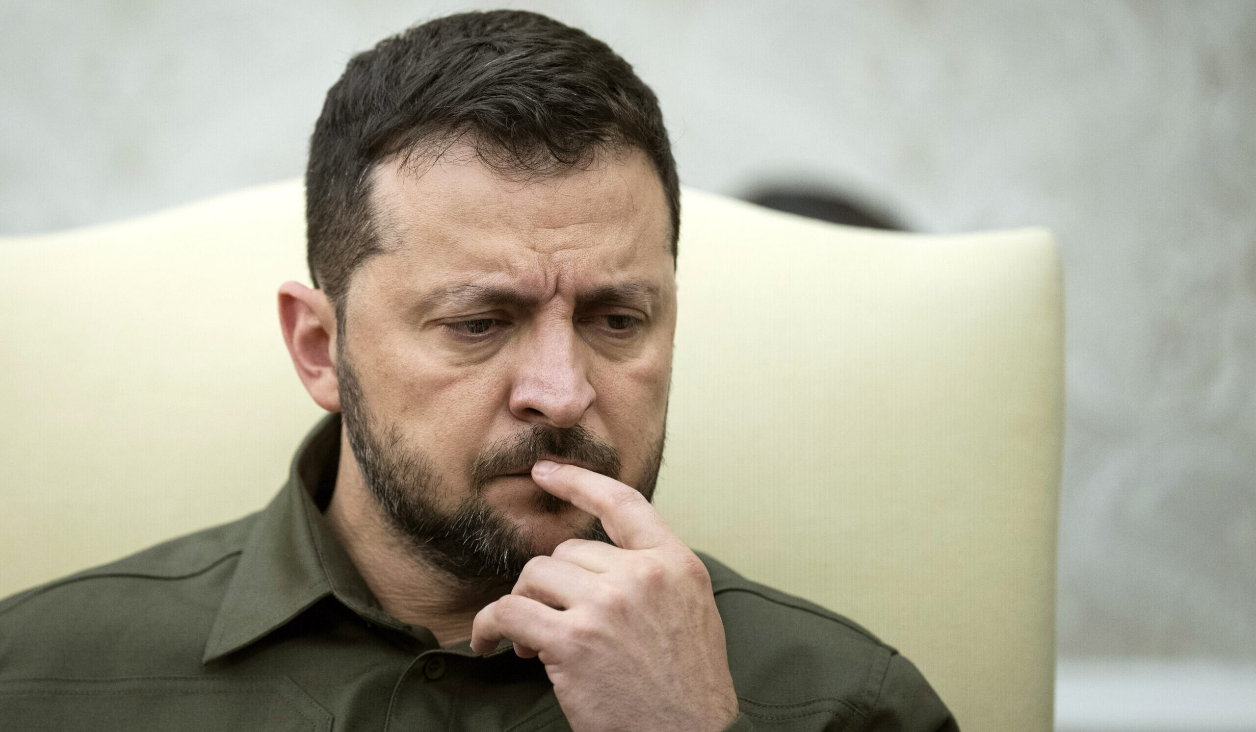 Volodymyr Zelenskyy is in a weaker position than he was a year ago. Credit: Getty