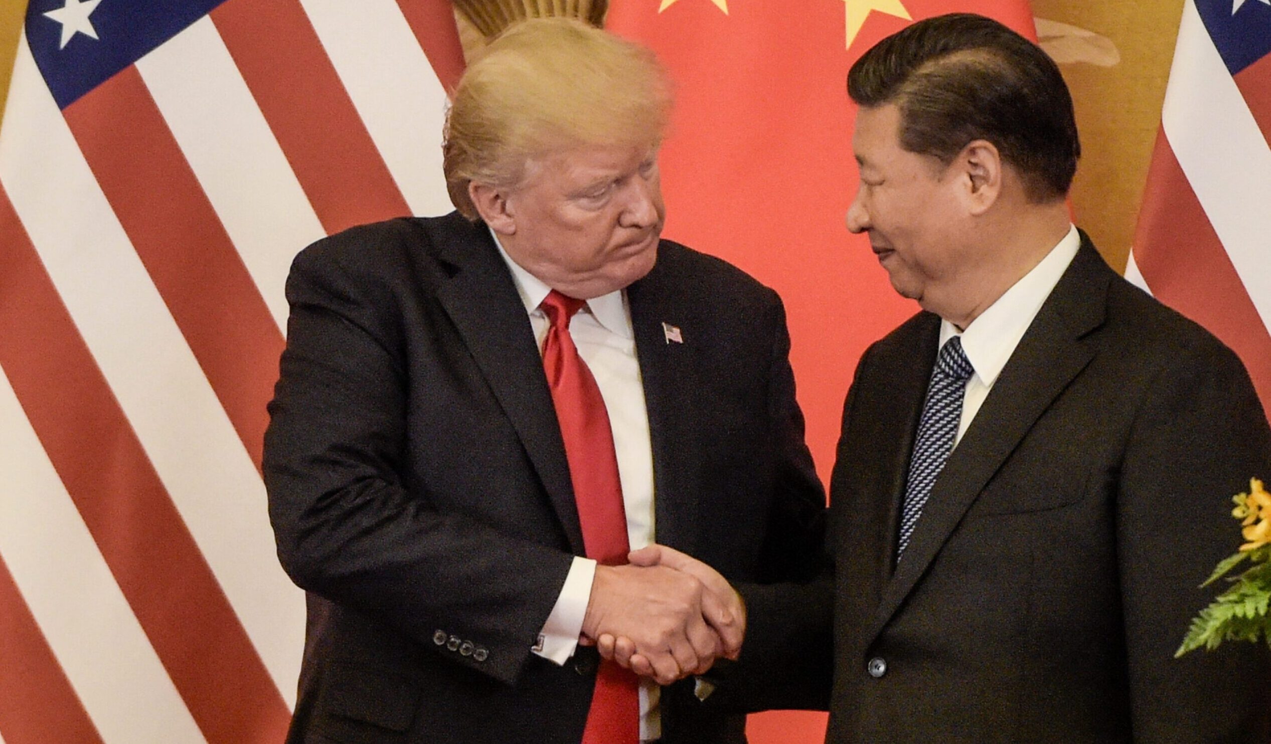 Trump and Xi Jinping in 2017. Credit: Getty