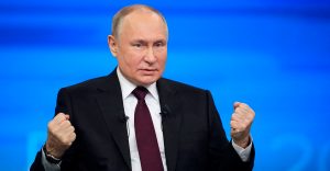 Putin revels in a fractured West during annual call-in