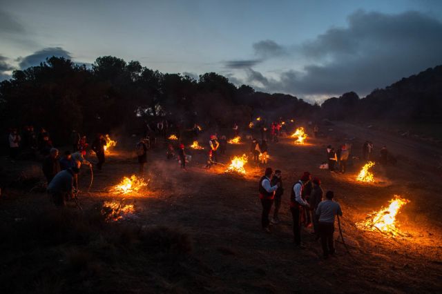 Spain's Festival of the Pine on December 30 (David Ramos/Getty Images)