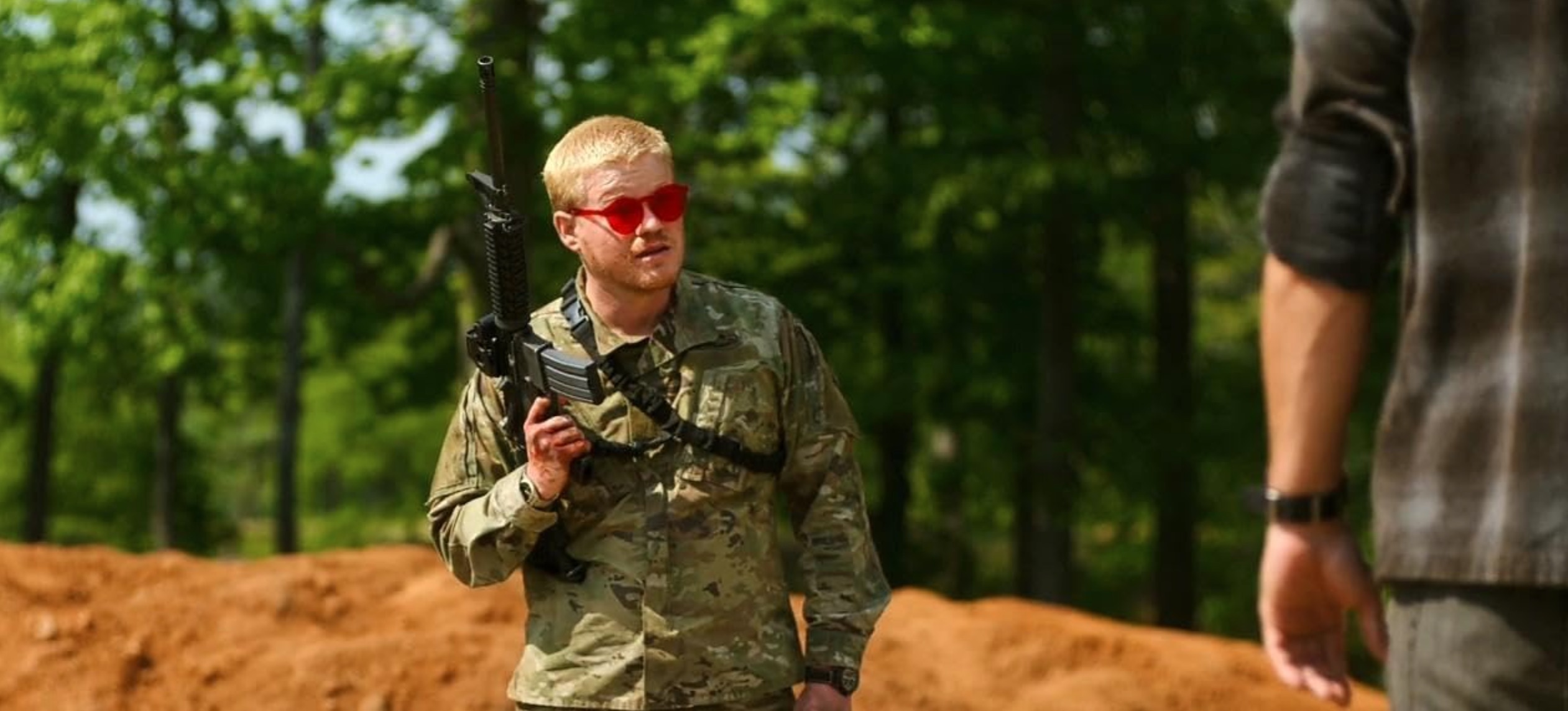 Jesse Plemons in Alex Garland's upcoming film, 'Civil War'. Credit: IMDb