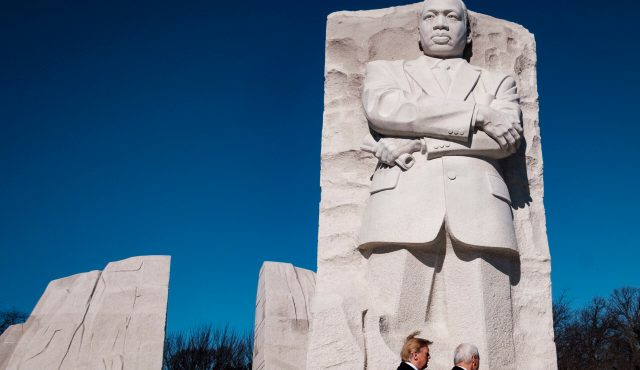 A rift has been forming on the American Right. Credit: Getty 