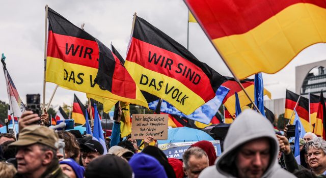 The AfD's growing support base won't be put off by lawfare. Credit: Getty