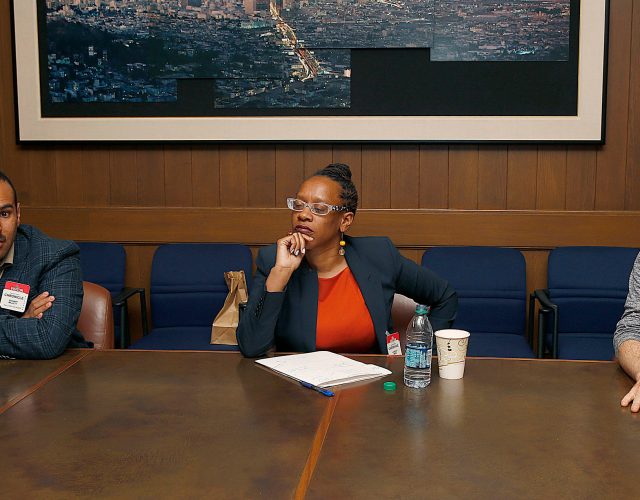 Lateefah Simon (middle), (Liz Hafalia/The San Francisco Chronicle via Getty Images)