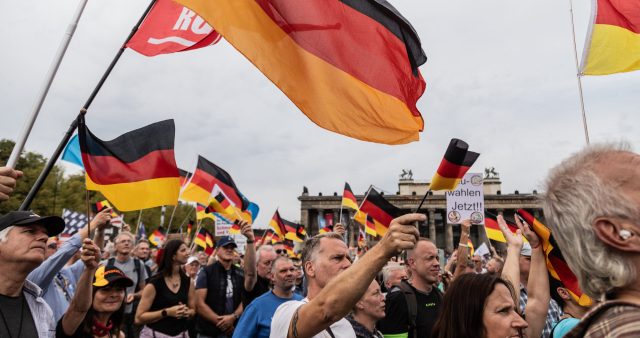 The AfD has ramped up its Euroscepticism. Credit: Getty