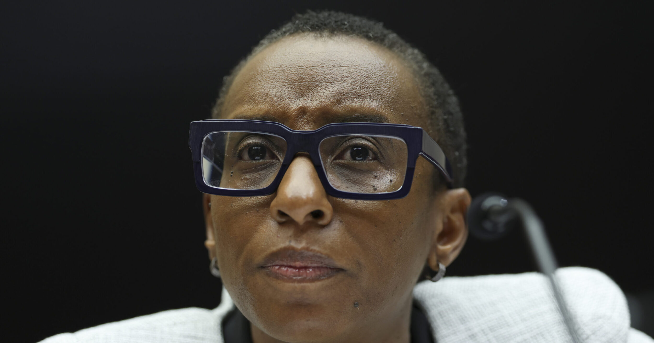 Claudine Gay testifies in Washington DC last month. (Getty)