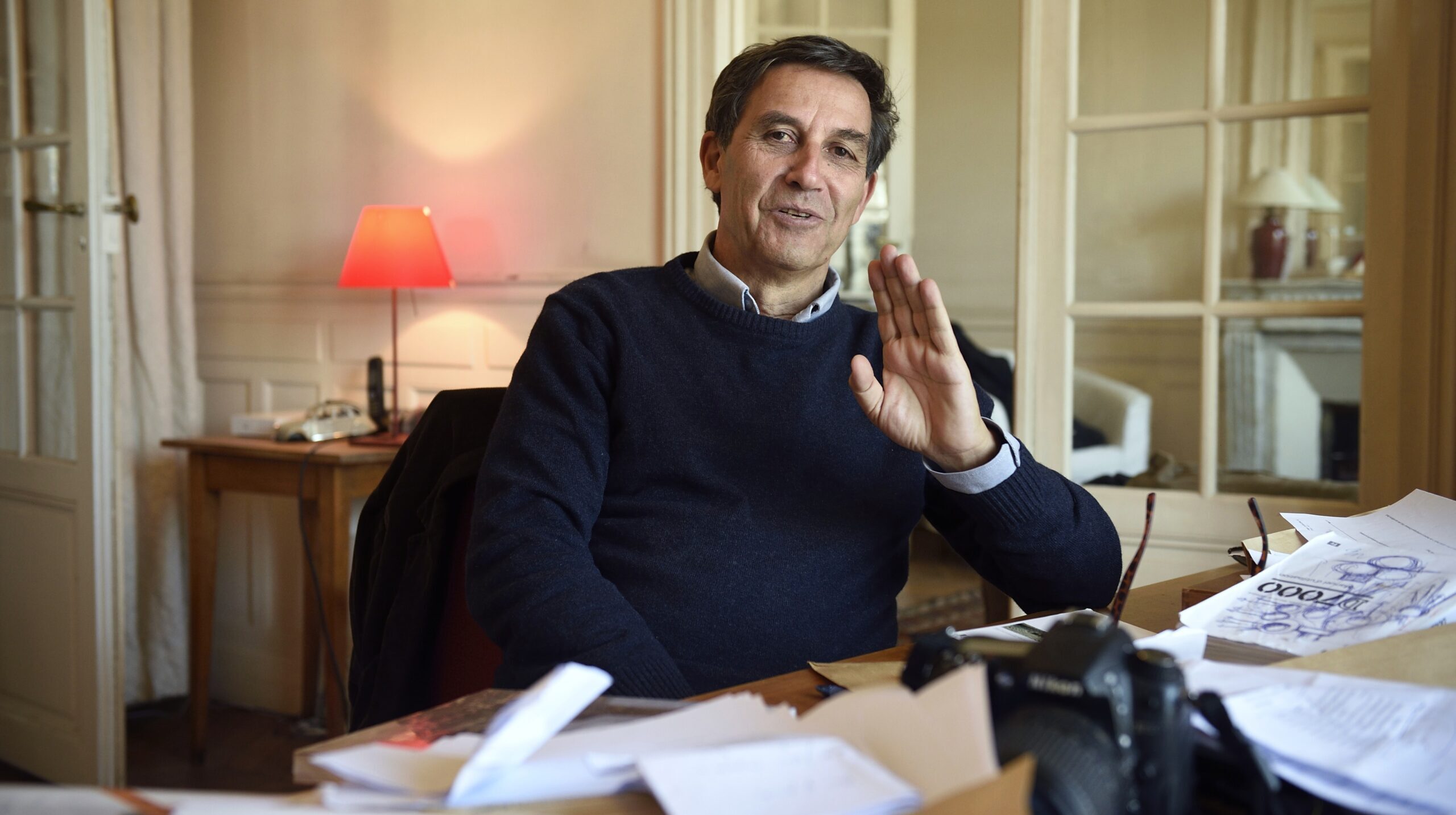 Emmanuel Todd at home in Paris. Credit: Getty
