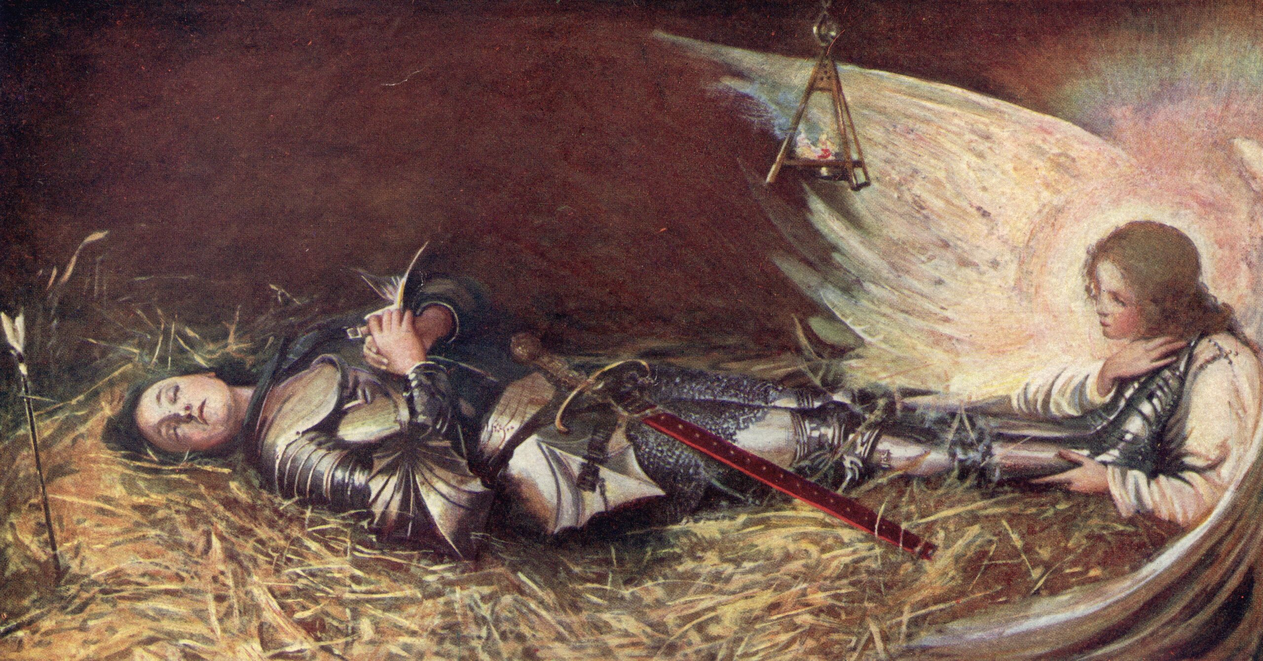 A sleeping Joan of Arc, who has been retrospectively 'transed'. Credit: Getty