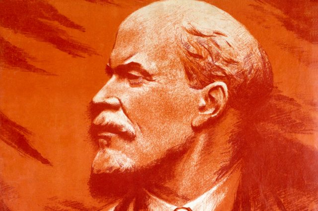A poster of Vladimir Ilyich Lenin (Laski Diffusion/Getty Images)