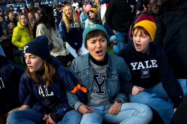 Yale is the third elite college to reinstate standardised testing. Credit: Getty